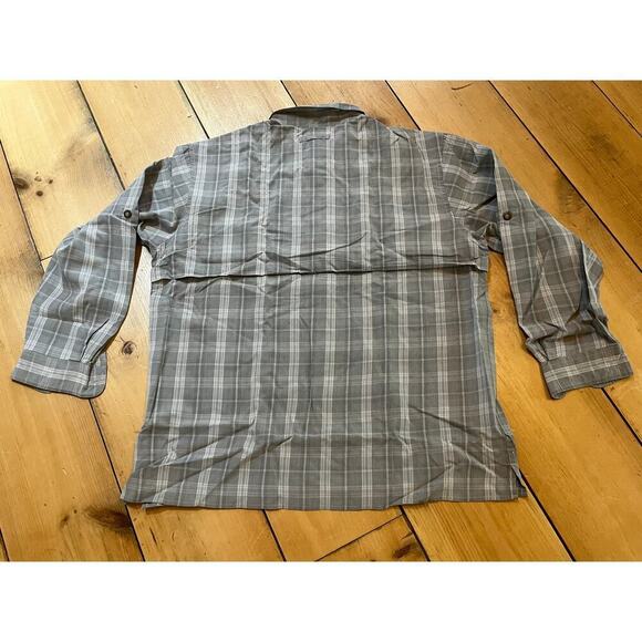 Weatherproof mens plaid button down shirt. Long sleeve. Breathable. Size large - Picture 2 of 7